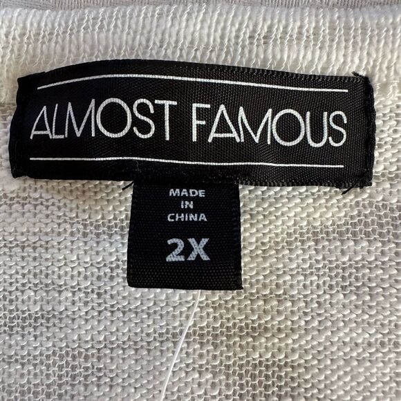 Almost Famous Women's Multicolor Fringe Top Bohemian Plus Size 2X - Picture 8 of 9